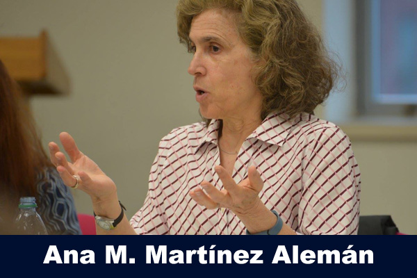 Ana M. Martínez Alemán at a CEPA speaker series